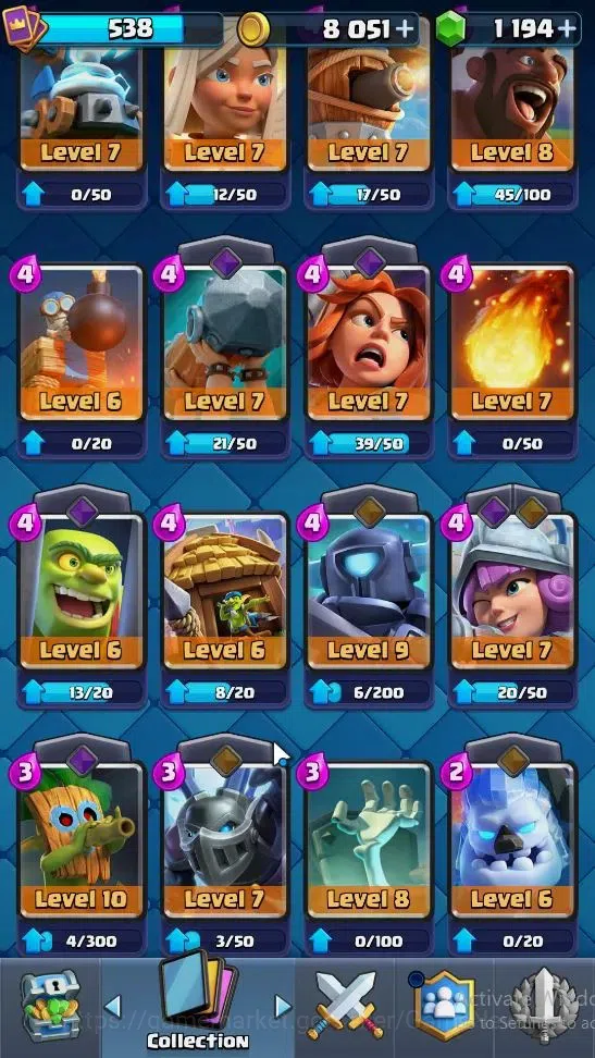 Clash Royale Accounts KTL 10|Trophy 3661|Card 66|Limited Skin|1 Hero 2 E image 6