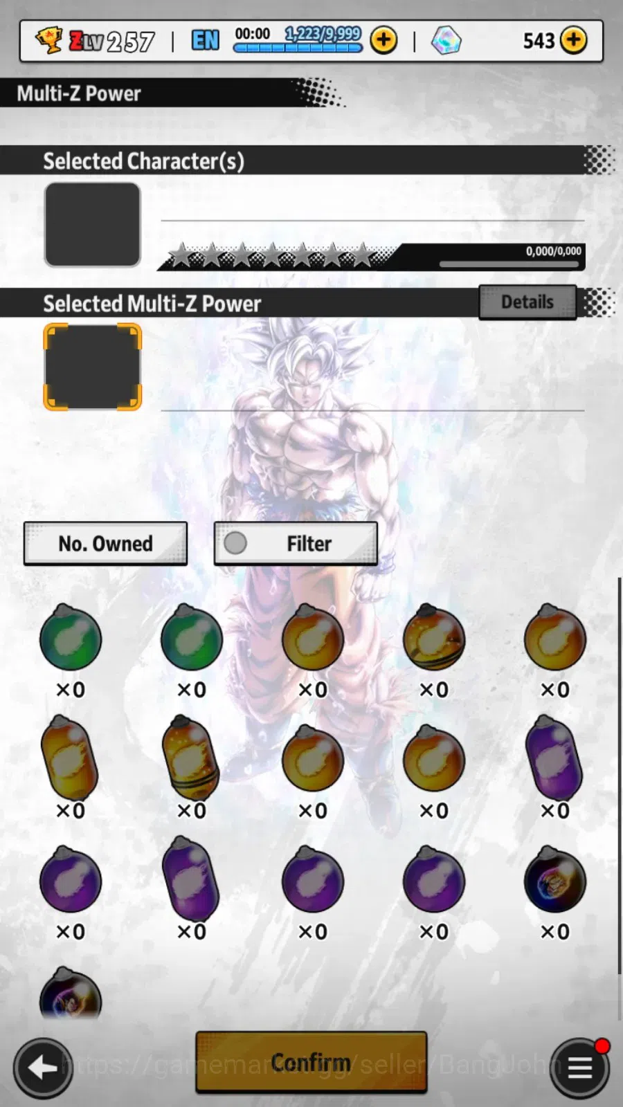 Dragon Ball Legends Accounts Android|Lvl 257|543 CC|456M Total Power|2 LR|7 UL| image 12