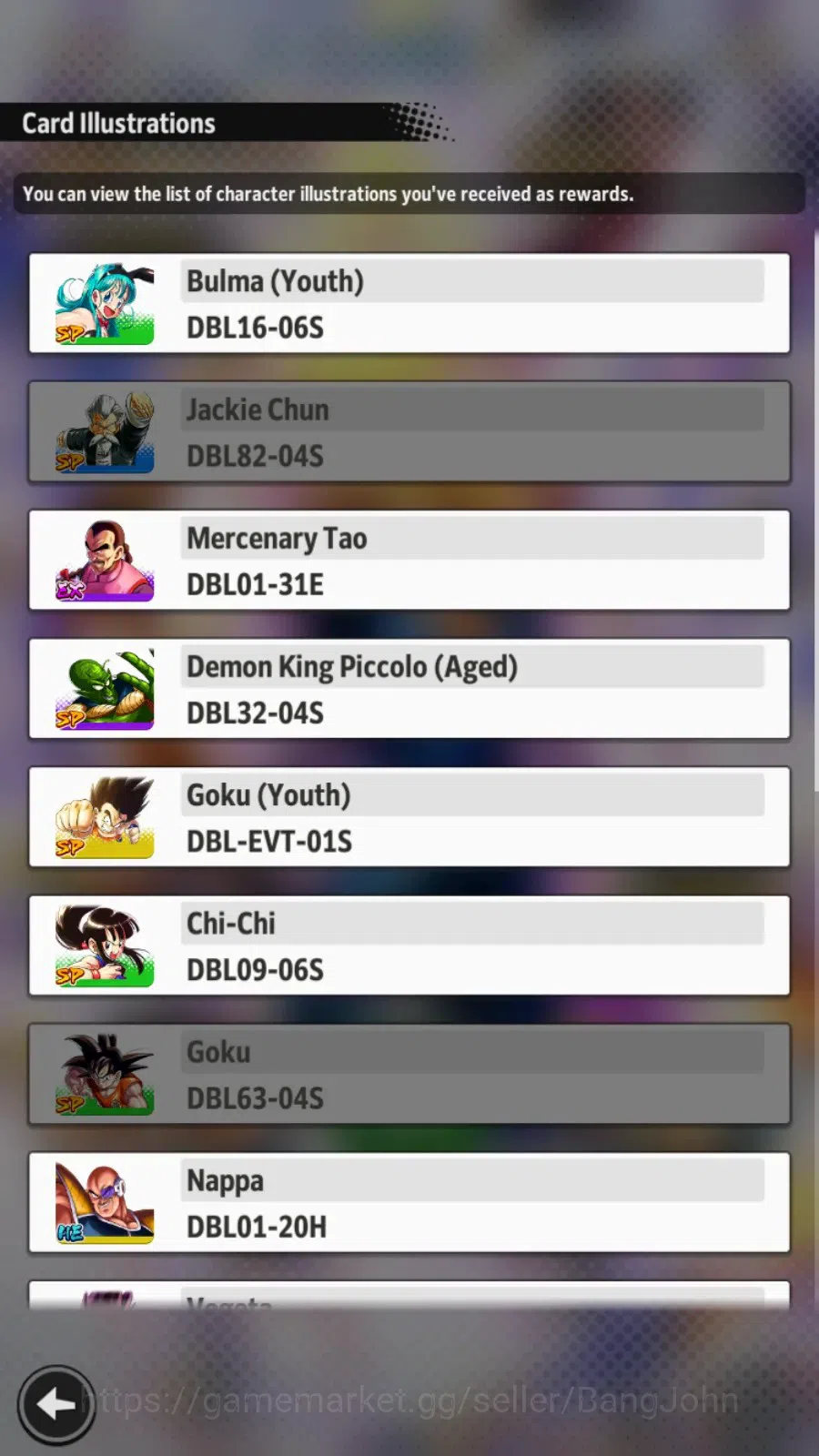 Dragon Ball Legends Accounts Android|Lvl 257|543 CC|456M Total Power|2 LR|7 UL| image 2