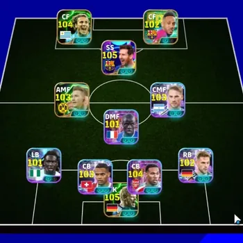 eFootball Accounts Legends & Iconic Players Android|Power 3194|13 Epic Oliver Kahn,Lionel Messi,Diego Forlan,Marco Reus|13