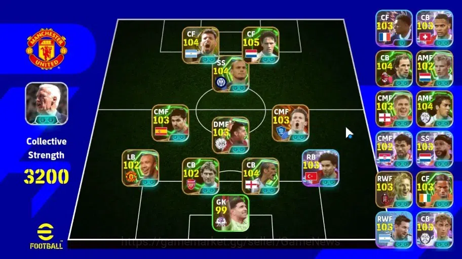 eFootball Accounts Legends & Iconic Players Android|2 Big Time Scott McTominay,Frank Rijkaard|18 Epic Marco Van 1