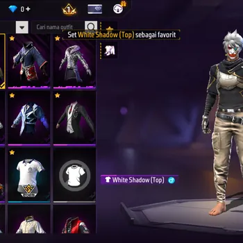 Free Fire Accounts FF RECEH MURAH - KAKASHI PUTIH LANGKA - COCOK BUAT AKUN DARI 0