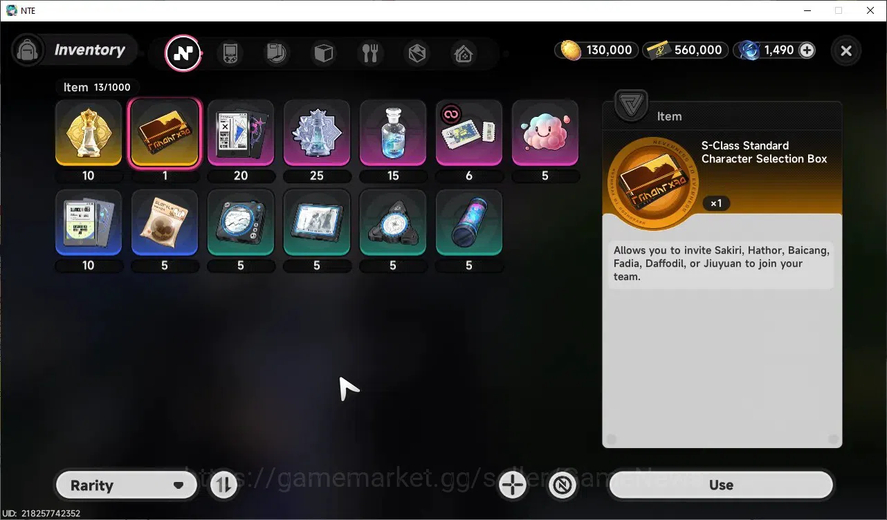 Neverness to Everness Accounts GLOBAL EU|HL 3|1490 Annulith|3 SSR 1 Limited [Lacr image 9