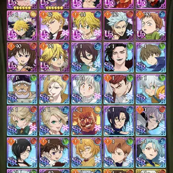 The Seven Deadly Sins: Grand Cross Accounts Starter Starter Asia CC 408K|Chapter 6|6UR+UR Sellector:Nemesis Meli