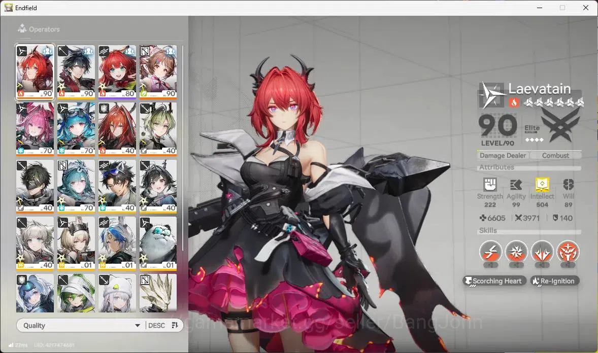 Arknights: Endfield Accounts Asia | Lv 55 | 3 Limit | LaevatainP1+sign,Yvonne,L image 2