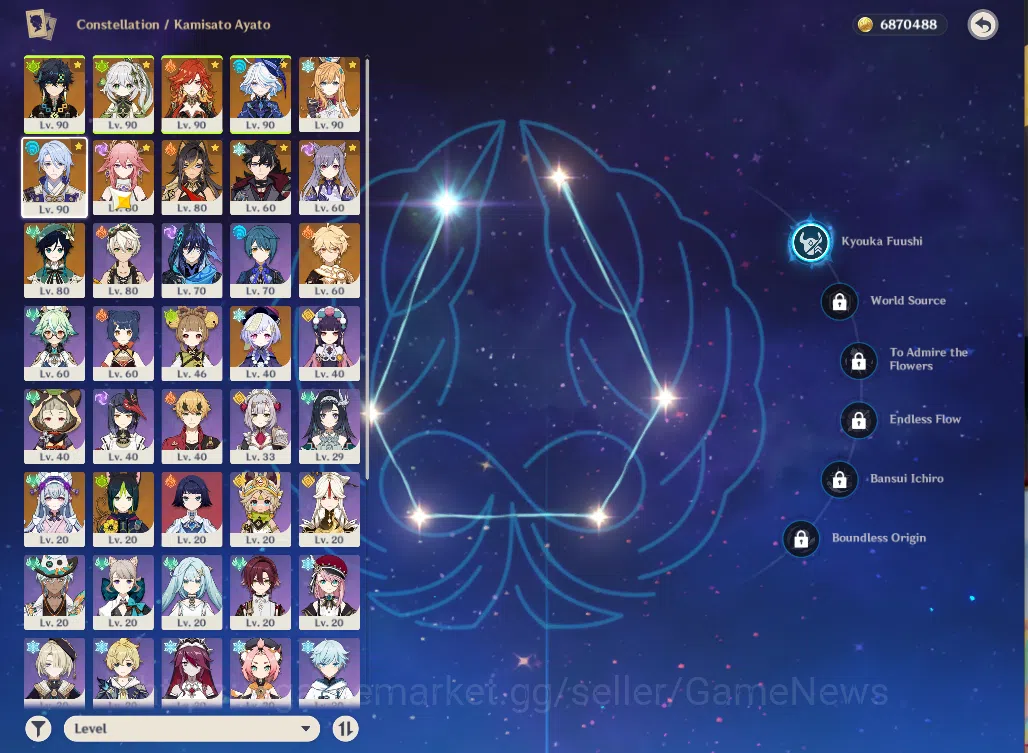 Genshin Impact Accounts ASIA|AR56|PremTeam Mavuika|6Limited+2(*5WEP)|Furin image 16