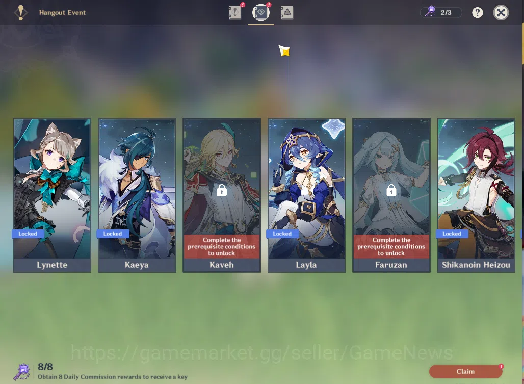 Genshin Impact Accounts ASIA|AR56|PremTeam Mavuika|6Limited+2(*5WEP)|Furin image 5
