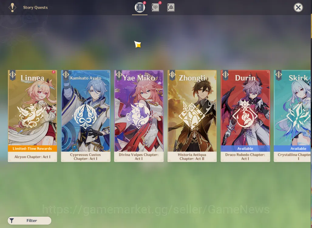 Genshin Impact Accounts ASIA|AR56|PremTeam Mavuika|6Limited+2(*5WEP)|Furin image 6