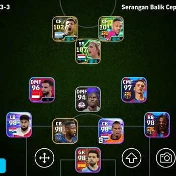 eFootball Accounts Legends & Iconic Players Mobile|PW 3072|Johan Cruyff Epic,Sergio Agurero Epic,Dennis Bergkamp Epic,Lionel
