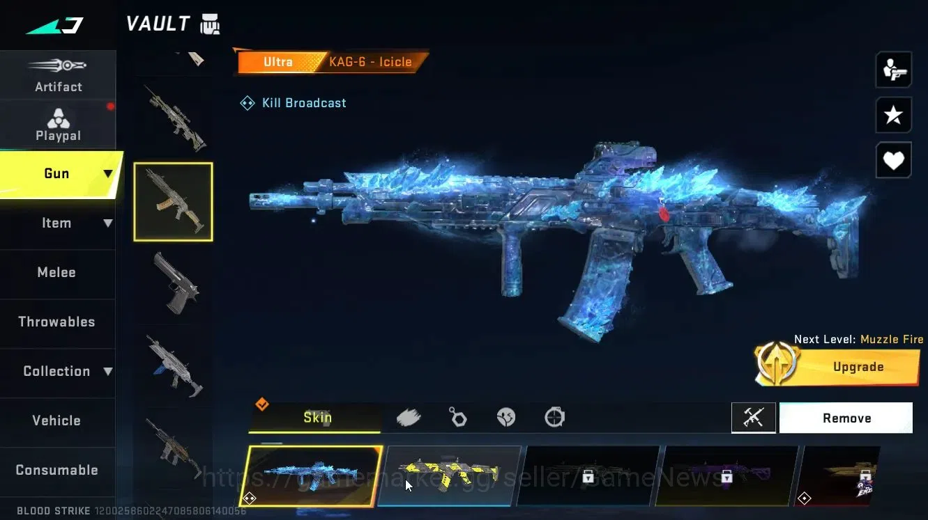 Blood Strike Accounts ASIA|ULTRA Melee TALON Knife-Scythe+[Origin12,INP9 image 11