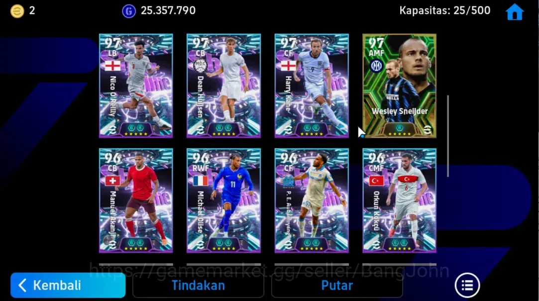 eFootball Accounts Android|PW 3203|Lionel Messi BigT,Paul Scholes Epi image 3