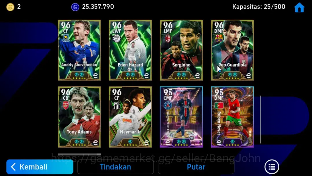 eFootball Accounts Android|PW 3203|Lionel Messi BigT,Paul Scholes Epi image 4