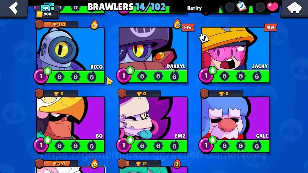 Brawl Stars Accounts 908 Trophy|14 Brawler 1 Max |1 Epic (Shely Dancer) image 9