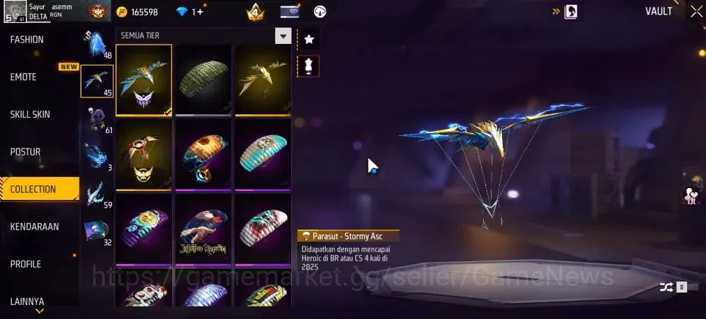 Free Fire Accounts Indonesia|M1887 Hand Of Hope|SCAR Megalodon Alpha  image 14