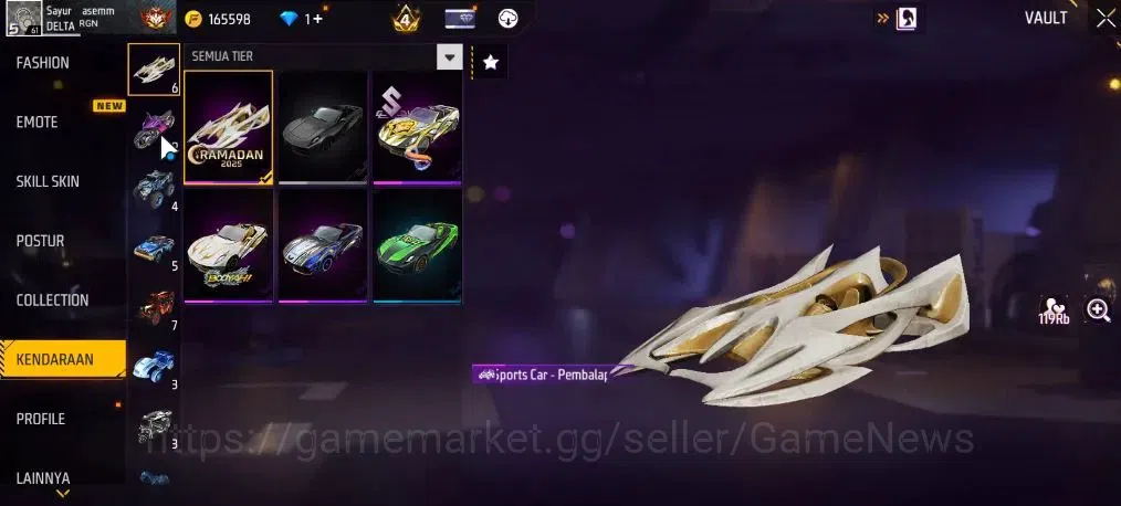 Free Fire Accounts Indonesia|M1887 Hand Of Hope|SCAR Megalodon Alpha  image 19