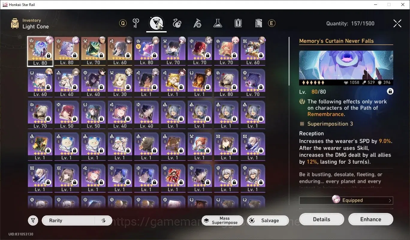 Honkai Star Rail Accounts ASIA|TL65|24 Lim Lv80|Castorice E1+Evernight+Hyaci image 10