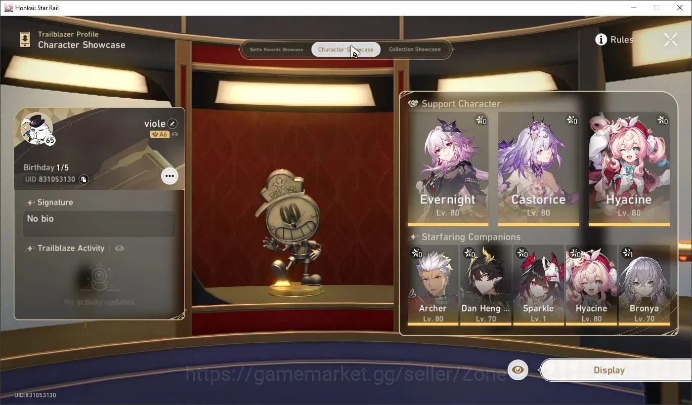 Honkai Star Rail Accounts ASIA|TL65|24 Lim Lv80|Castorice E1+Evernight+Hyaci image 12