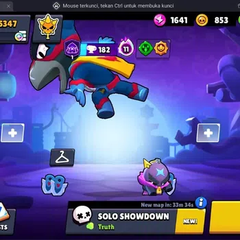 Brawl Stars Accounts Trophy 5342|30 Brawler|4 Max HC(Shelly,Edgar,Crow,Kenji)|1 Legendary,3Mythic 3Epic Skins|1625