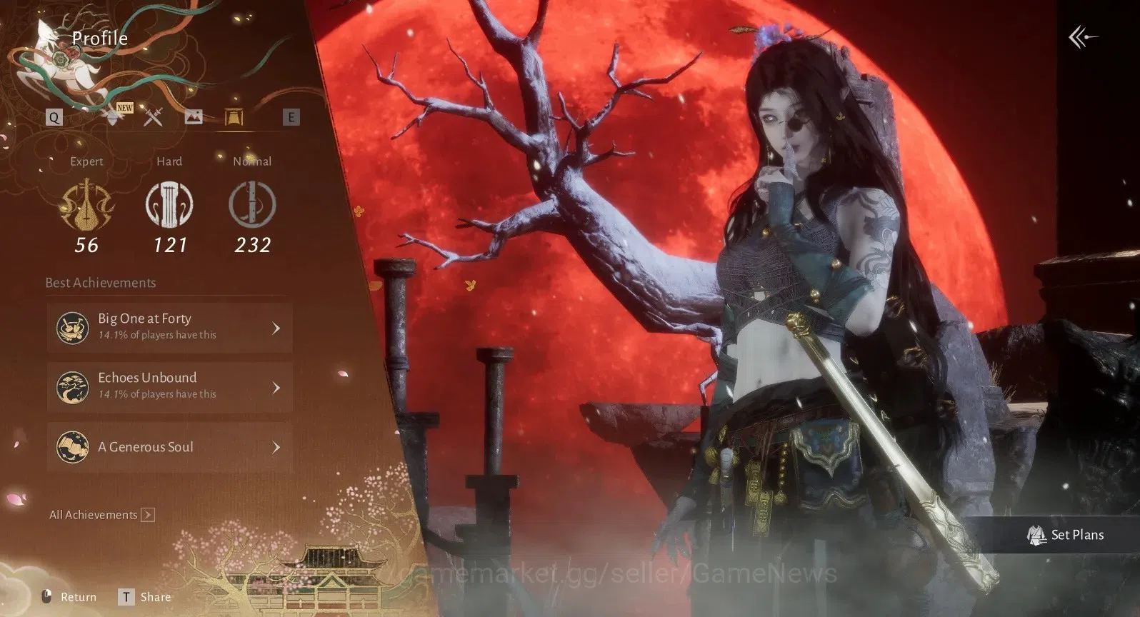 Where Winds Meet Accounts Global|Lv 95| 3.113 GS|Masked Grace Set,Peaceful l image 5