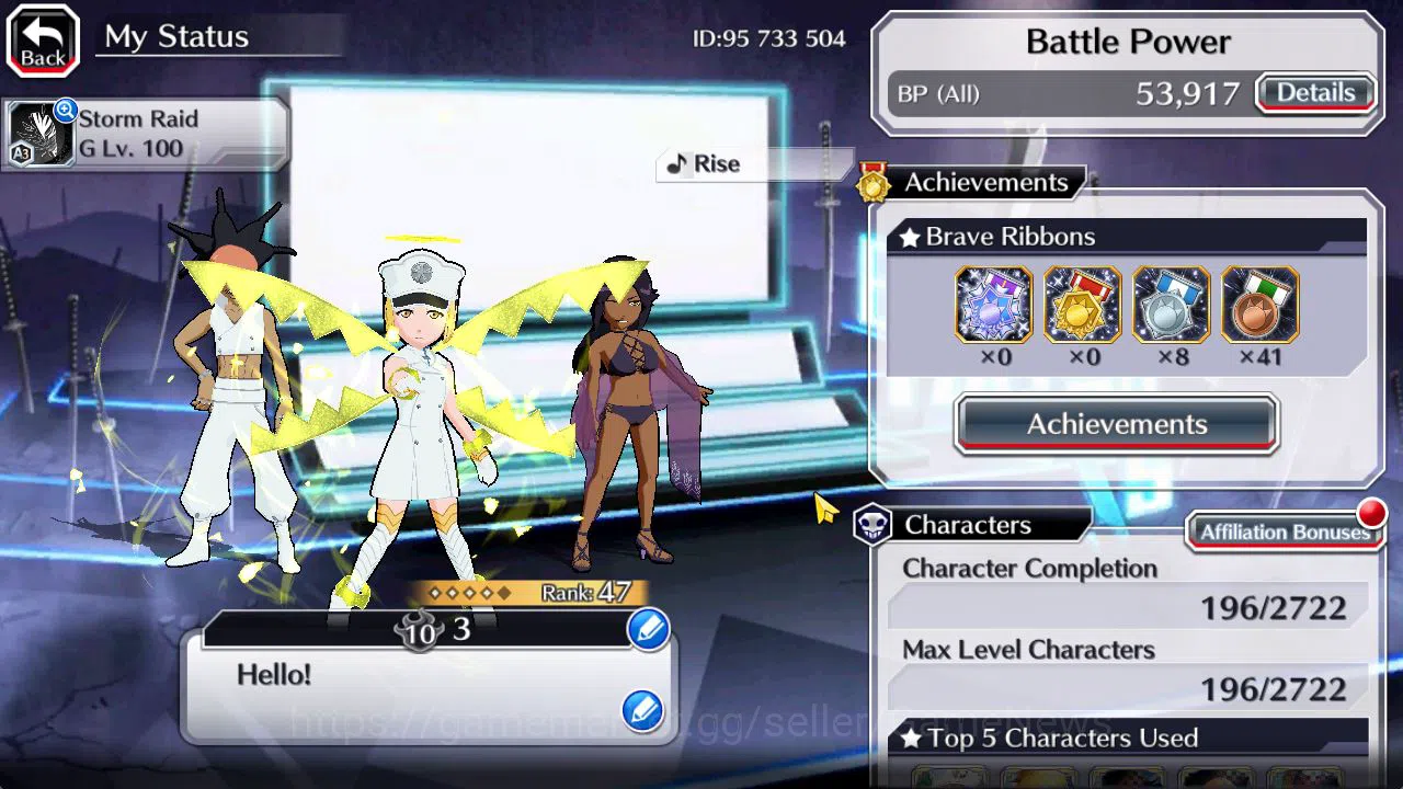 Bleach: Brave Souls Accounts Starter [GLOBAL]6K Orbs+Fresh All Story|TYBW26 Lilto,Swimsuit25 Yoruichi,TYBW25 Nana,TYBW24 2