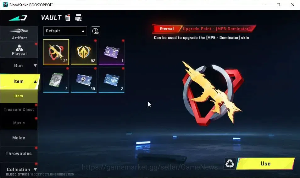 Blood Strike Accounts ASIA|2 ETERNAL[MP5-Dominator Lv2,AUG-Empyrean]|Mel image 13