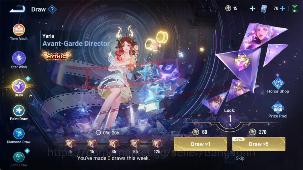 Honor of Kings Accounts Global|29H 13S|Legend [Dian Wei]|Limited [Daji]|Ep image 6
