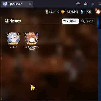 Epic Seven Accounts Starter Global Unverif|Fresh Starter|2 ML(Lisette,LC Bellona)|MoR 9|Theater Untouch|SS