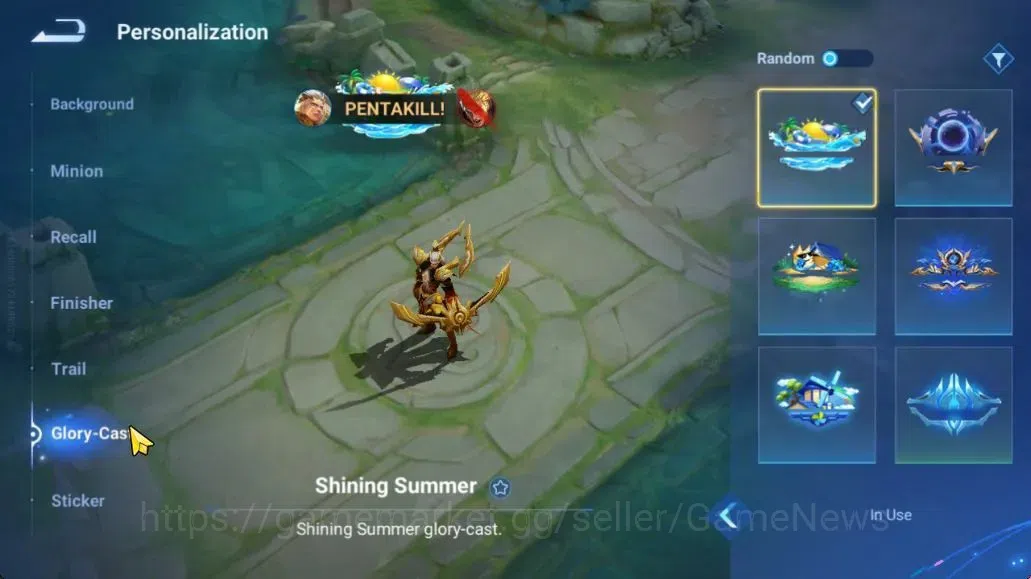 Honor of Kings Accounts Hero111 Skin75|Blessed Luban No.7,Sanxingdui Hou Y image 12