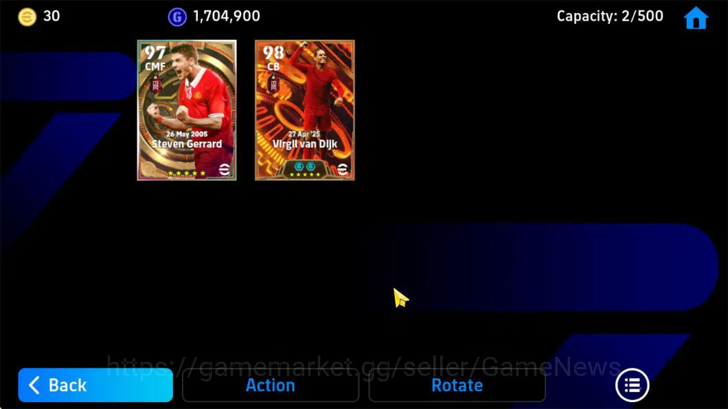 eFootball Accounts Mobile|BigTime(Steven Gerrard,Virgil Van Dijk),GK image 4