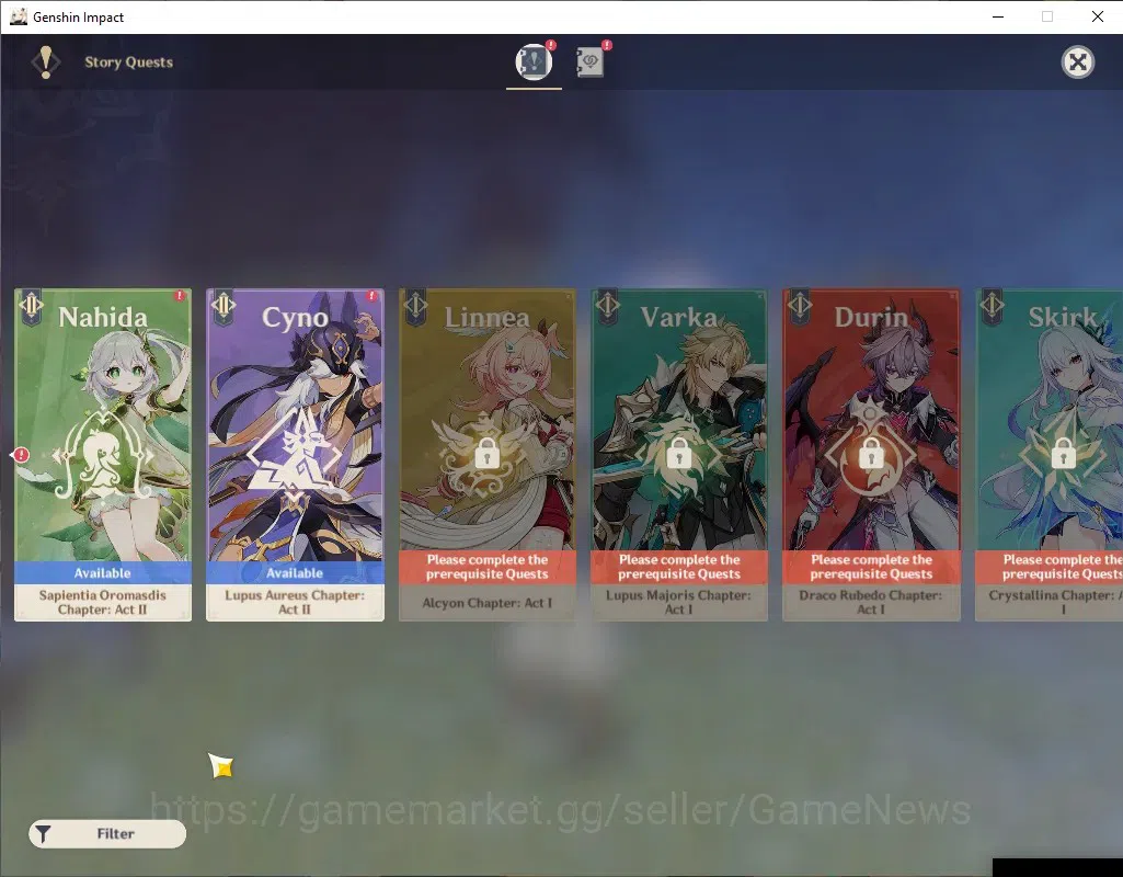 Genshin Impact Accounts ASIA|AR 55|5 Limited + 3(*5 Weapon)|Ayato+Signatur image 17