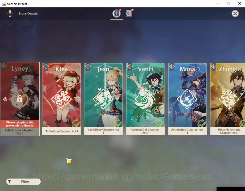 Genshin Impact Accounts ASIA|AR 55|5 Limited + 3(*5 Weapon)|Ayato+Signatur image 18