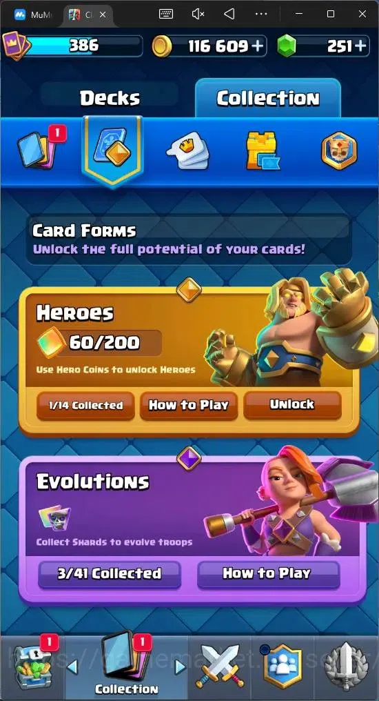 Clash Royale Accounts Mobile |KTL 9|Trophy 3045|50 Cards|4 Lv9 Cards|1 H image 11
