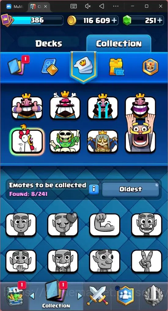Clash Royale Accounts Mobile |KTL 9|Trophy 3045|50 Cards|4 Lv9 Cards|1 H image 12