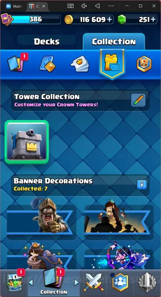 Clash Royale Accounts Mobile |KTL 9|Trophy 3045|50 Cards|4 Lv9 Cards|1 H image 13