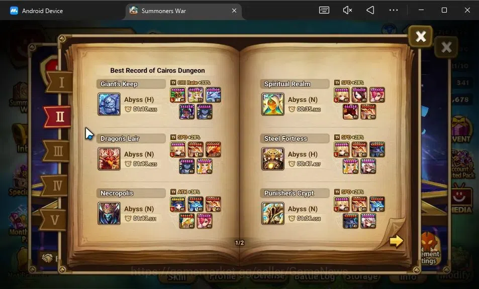 Summoners War: Sky Arena Accounts GLOBAL Lv100|3 LD[Benedict,Shun,Kuvarci]|43 Total  image 4