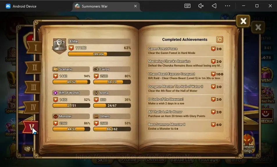 Summoners War: Sky Arena Accounts GLOBAL Lv100|3 LD[Benedict,Shun,Kuvarci]|43 Total  image 7