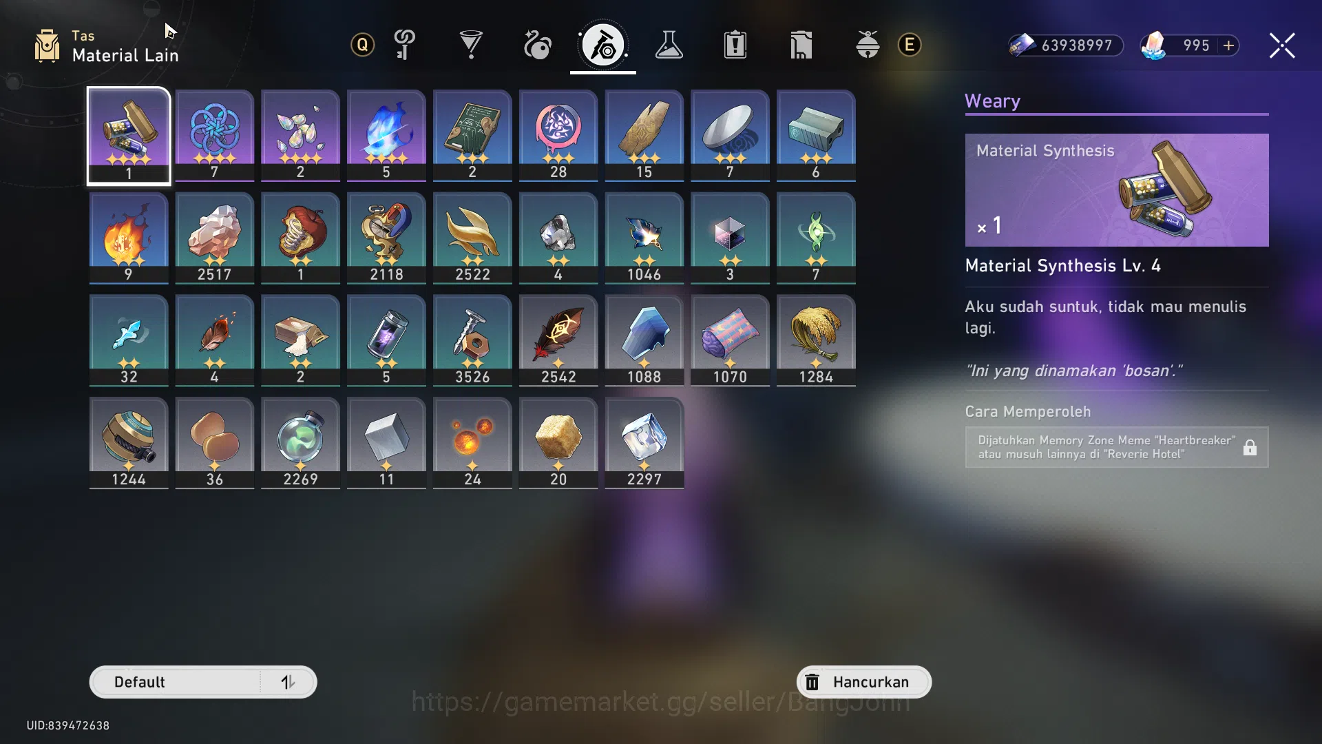 Honkai Star Rail Accounts [ASIA] TL 60 | 10 Limit Firefly Sparkle DanhengPT  image 13