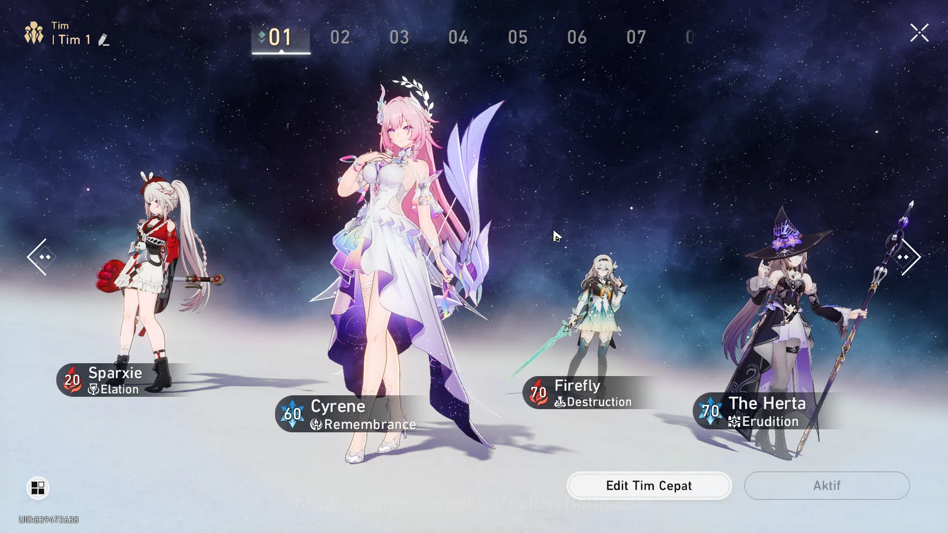 Honkai Star Rail Accounts [ASIA] TL 60 | 10 Limit Firefly Sparkle DanhengPT  image 7