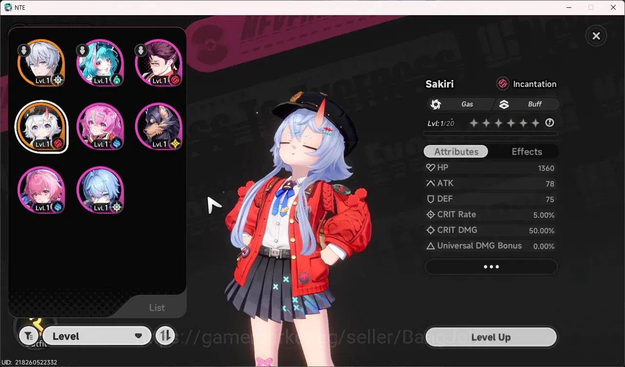 Neverness to Everness Accounts EU | Starter Lv 3 | 1 SSR Sakiri + 1 SSR Selector  image 8
