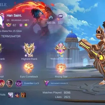 Mobile Legends: Bang Bang Accounts Collector Global|Skin 263|Renowned|PRIME Yu Zhong,Collector Natalia,PACE Fanny,Lightborn