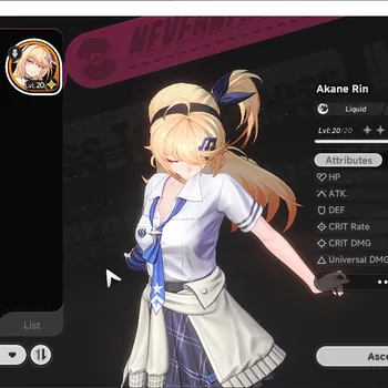 Neverness to Everness Accounts Global EU|HL 3|1 S-Class Limited| Akane Rin |Prologue 2|Female MC|Log Email|NTE2101