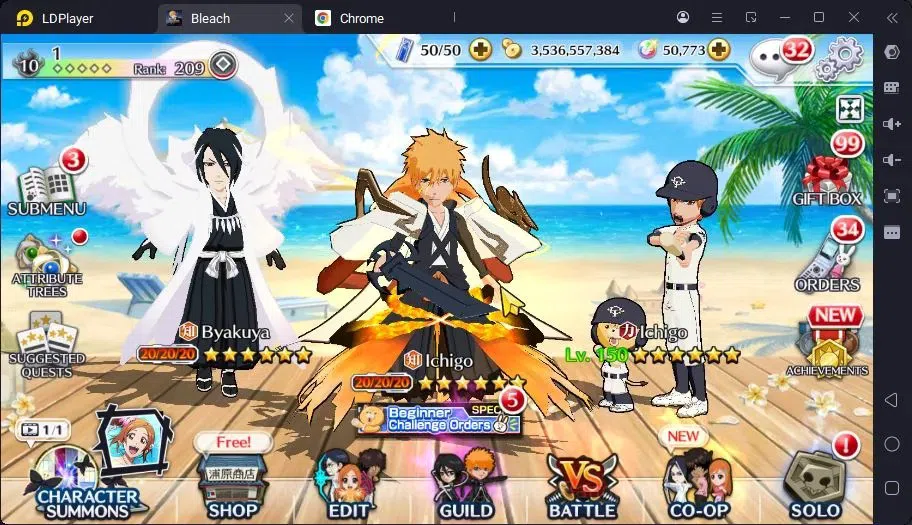 Bleach: Brave Souls Accounts High-End Global | 50.7 Orb + Complate Story| Ichigo7TH,Ichigo8TH,RangikuSwimsuit,UlquioraRSE 1