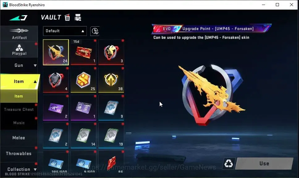 Blood Strike Accounts ASIA|Melee ULTRA One-Handed Axe|9 ULTRA[KATYA,ETHA image 16