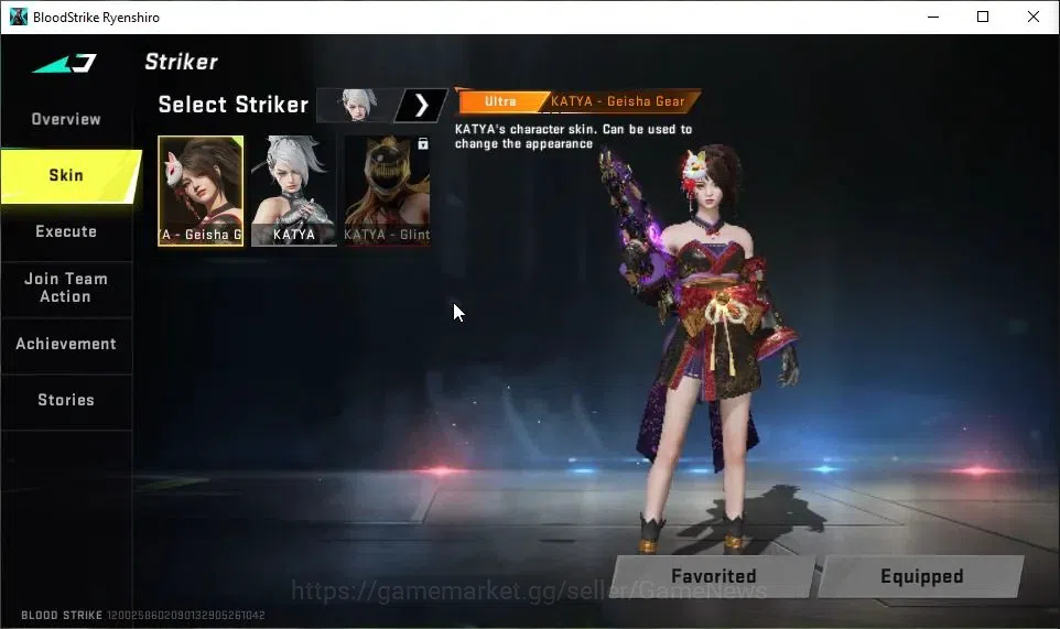 Blood Strike Accounts ASIA|Melee ULTRA One-Handed Axe|9 ULTRA[KATYA,ETHA image 3