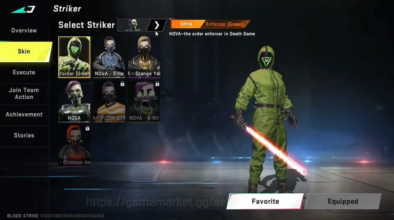 Blood Strike Accounts Collab Skin ASIA|ETERNAL KRAKEN-Void Cloak|Collab TOKREV [Jack,MCX]+ENZO Kraken|10 13