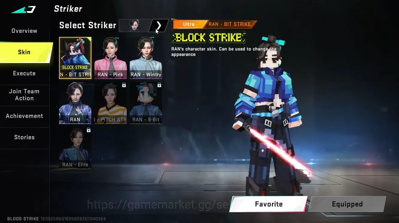 Blood Strike Accounts Collab Skin ASIA|ETERNAL KRAKEN-Void Cloak|Collab TOKREV [Jack,MCX]+ENZO Kraken|10 14