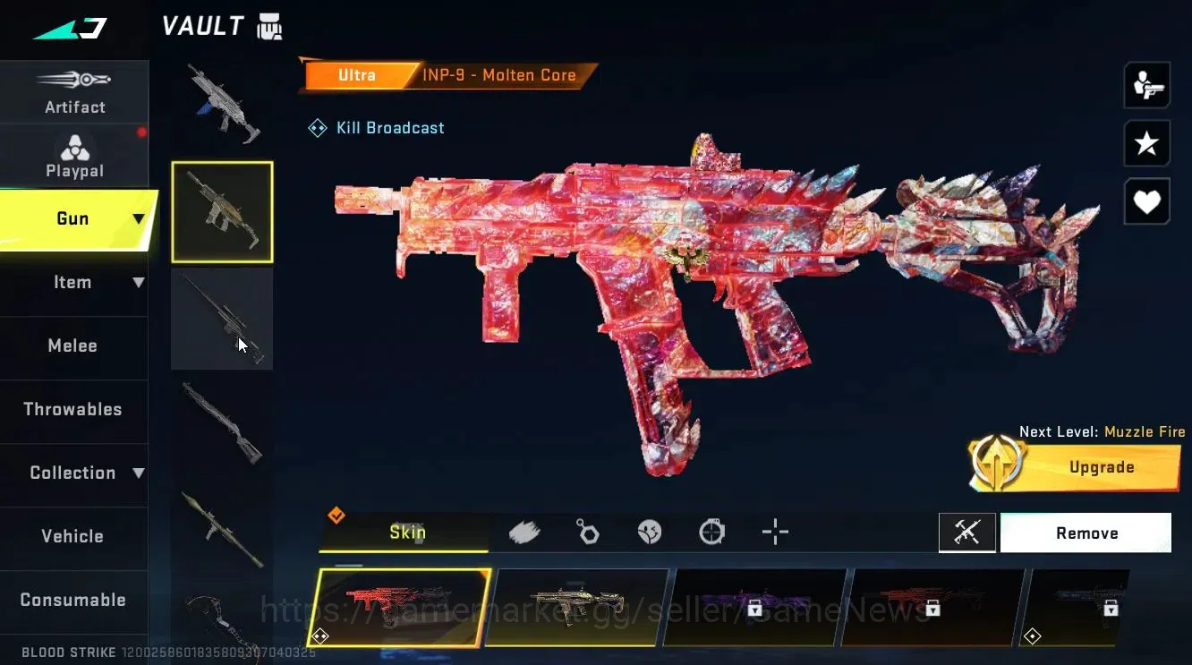 Blood Strike Accounts Collab Skin ASIA|ETERNAL KRAKEN-Void Cloak|Collab TOKREV [Jack,MCX]+ENZO Kraken|10 19