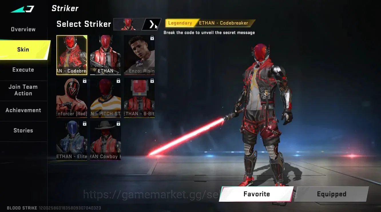 Blood Strike Accounts Collab Skin ASIA|ETERNAL KRAKEN-Void Cloak|Collab TOKREV [Jack,MCX]+ENZO Kraken|10 6