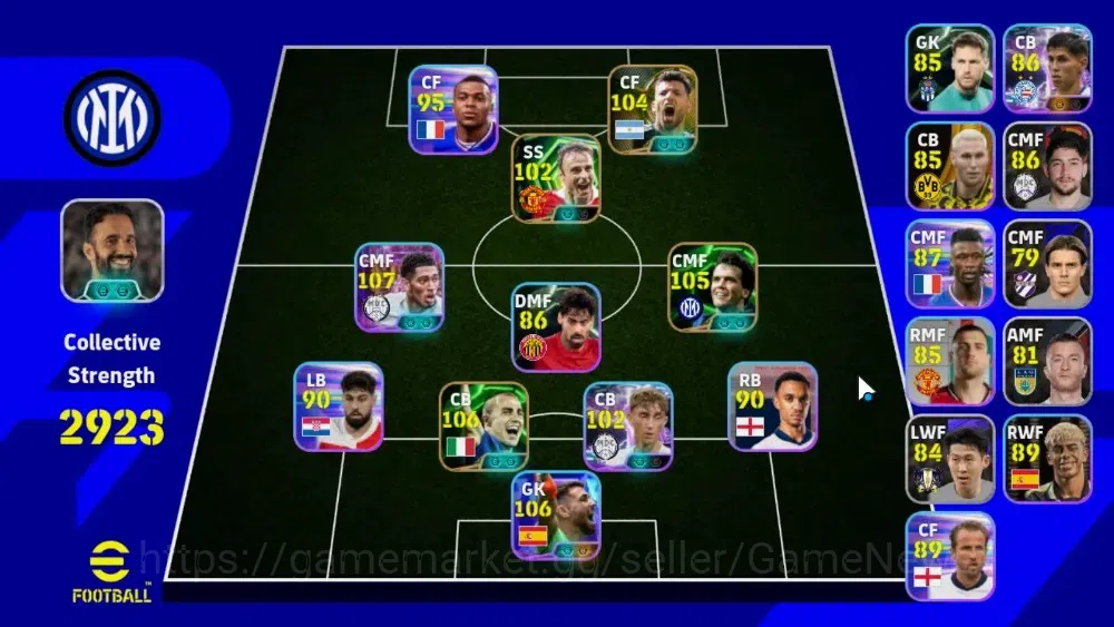 eFootball Accounts Legends & Iconic Players Android|8 Show Time Jude Bellingham,Unai Simon,Dean Huijsen|4 Epic Fabio 1