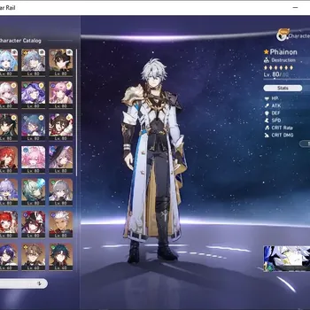 Honkai Star Rail Accounts Others ASIA|21limit|Phainon+E2,Sunday+E1,Fuxuan+E1+Saber+E1,Tribbie+E1,Cyrene,Etc|MC